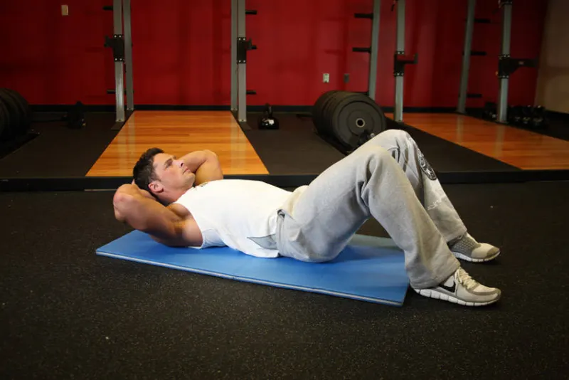 Cross-body crunch