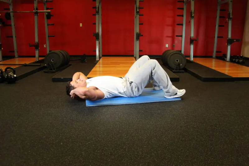 Crunches, beginpositie
