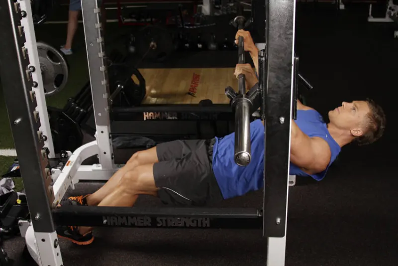 Inverted row, beginpositie