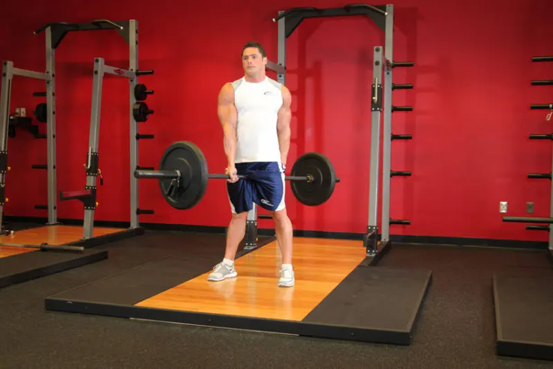 Jefferson squat, beginpositie