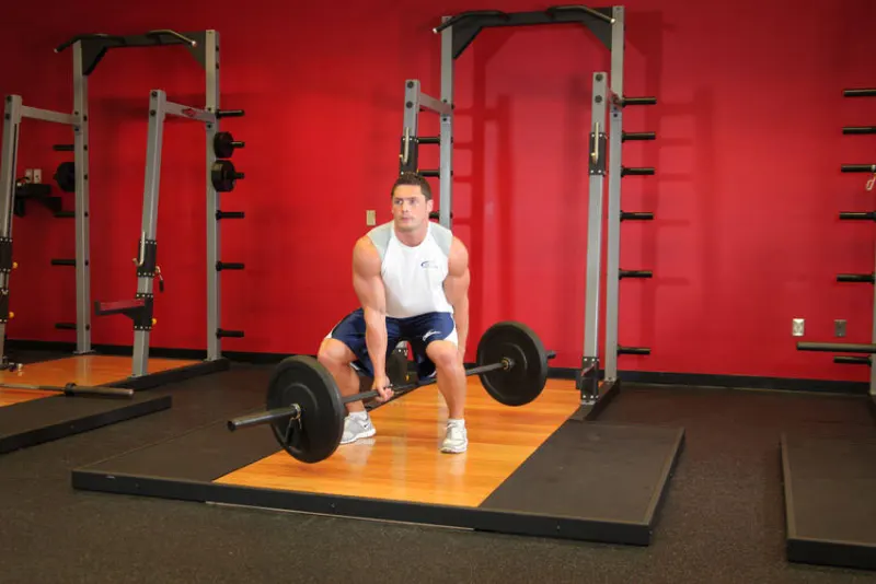 Jefferson squat, eindpositie