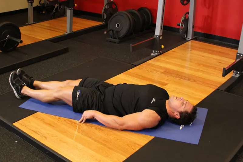 Leg pull-in, beginpositie