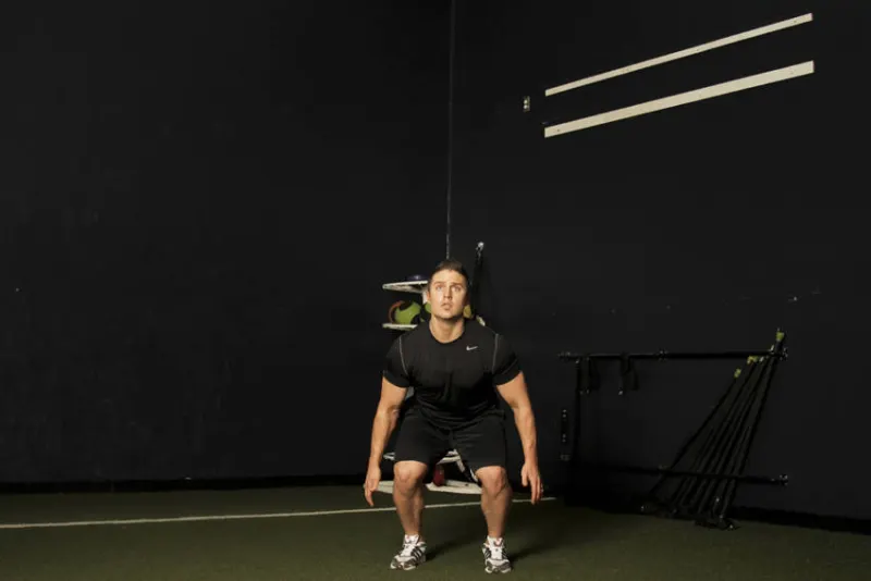 Rocket jump, beginpositie